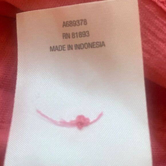 LOGO Lori Goldstein Pink Mixed Media Ruffle Hem Cardigan Duster 1X - Picture 5 of 12